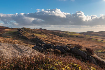 Scenic view of landscape against sky