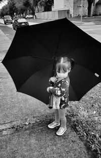 Full length portrait of girl