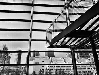 Low angle view of modern building