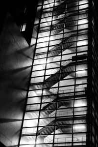 Low angle view of glass building
