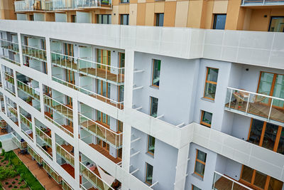 Full frame shot of residential building