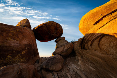 Rock formations in big bend national park - texas