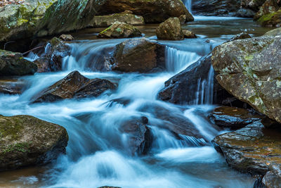 View of waterfall