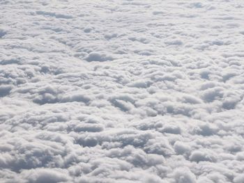 High angle view of cloudscape