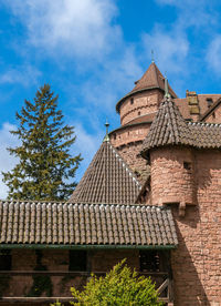 Low angle view of building against sky