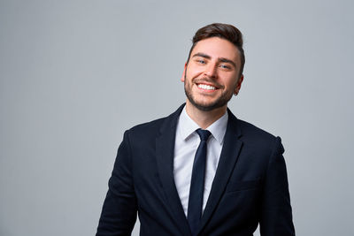 Portrait of a smiling young man