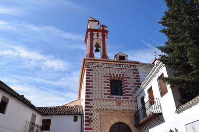 Low angle view of building against sky