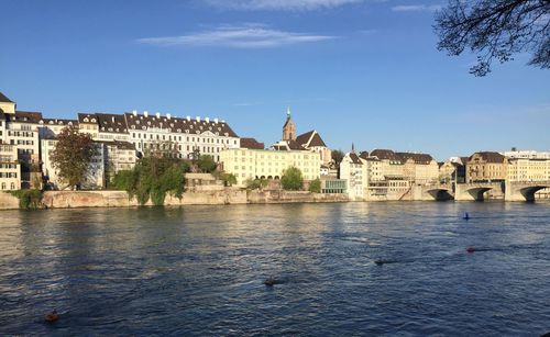 View of buildings at waterfront