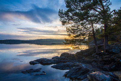 Sunrise by the lake