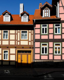 Residential building against sky