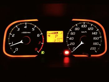 Close-up of vintage car