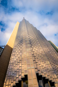 Low angle view of building against sky