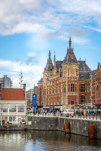 View of buildings at waterfront