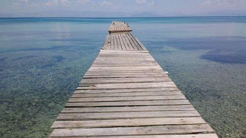 Pier leading to sea