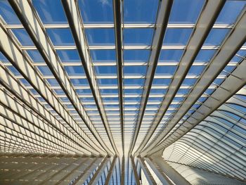 Low angle view of ceiling