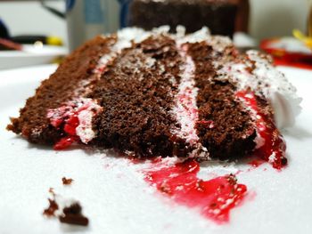 Close-up of cake