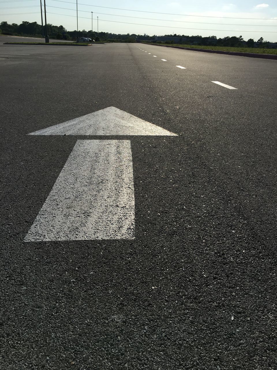 ROAD MARKING ON STREET