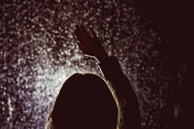 Close-up of cropped hand