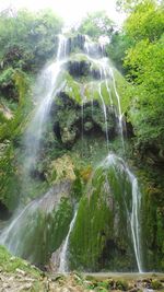 River flowing through rocks