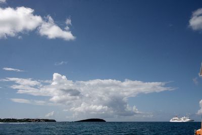 Scenic view of sea and sky