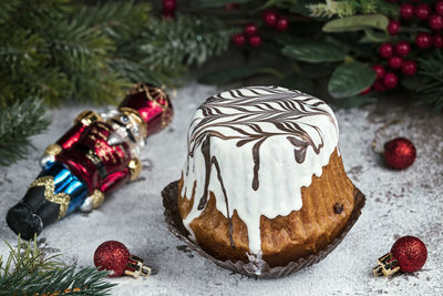 Close-up of christmas decoration