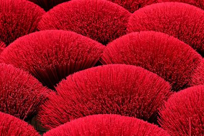 Full frame shot of pink incense sticks for sale in market