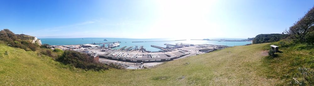 View of dover docks, from the east riff 