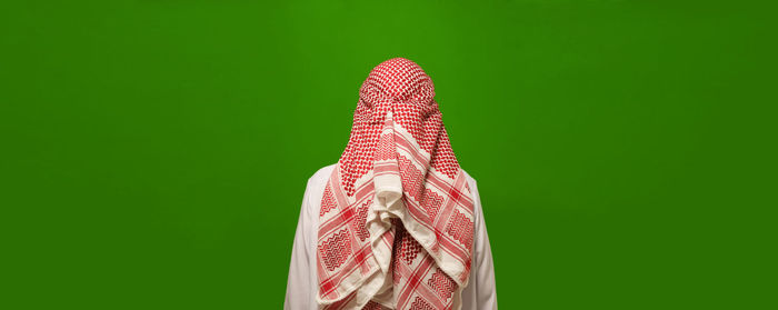 green background