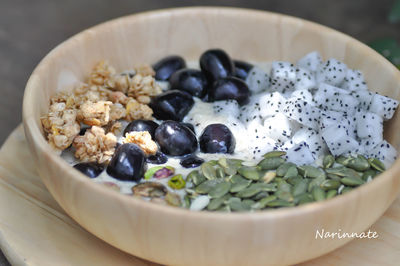 Close-up of fruits in bowl