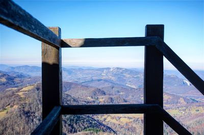 View of mountain range