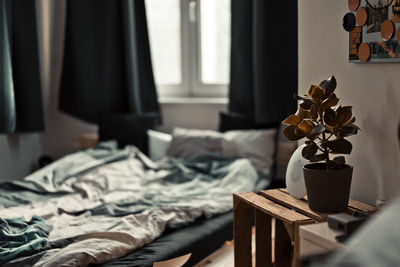 View of bed in bedroom