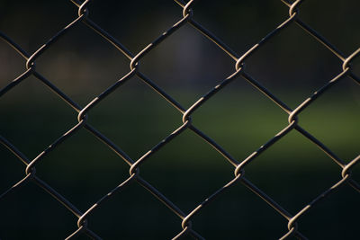 Full frame shot of chainlink fence