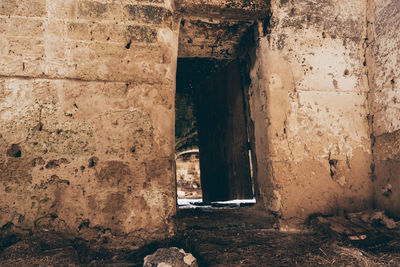 Close-up of old building