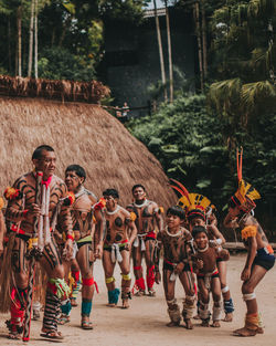 Group of people in traditional clothing