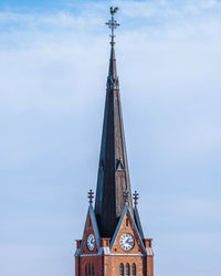 Low angle view of church against sky