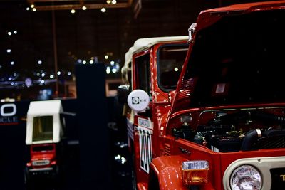 Close-up of vintage car