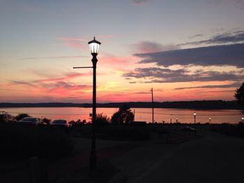 Scenic view of sky at sunset