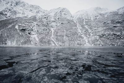 Scenic view of river