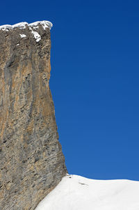 Rock against sky