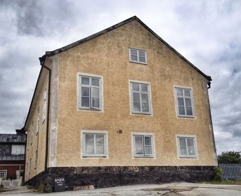 Low angle view of building against sky