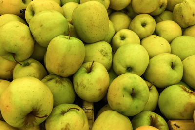 Full frame shot of fruits for sale in market