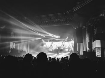 Crowd at music concert