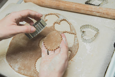 Midsection of person holding ice cream cone