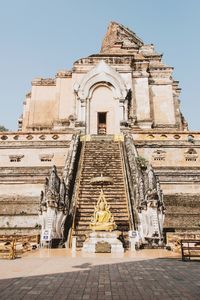 Low angle view of a temple