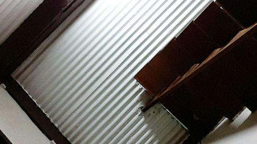 Close-up view of blinds