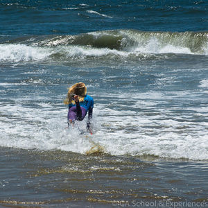 People enjoying at beach