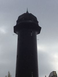 Low angle view of tower against sky