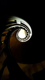 Low angle view of illuminated built structure