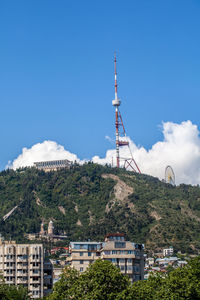 Low angle view of buildings against sky