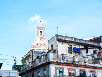 Havana building on main street in cuba
